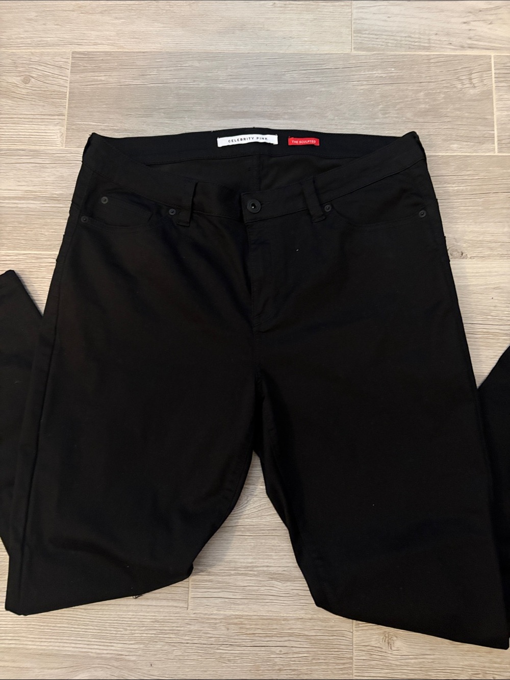 Celebrity Pink Black Slim Fit Pants
